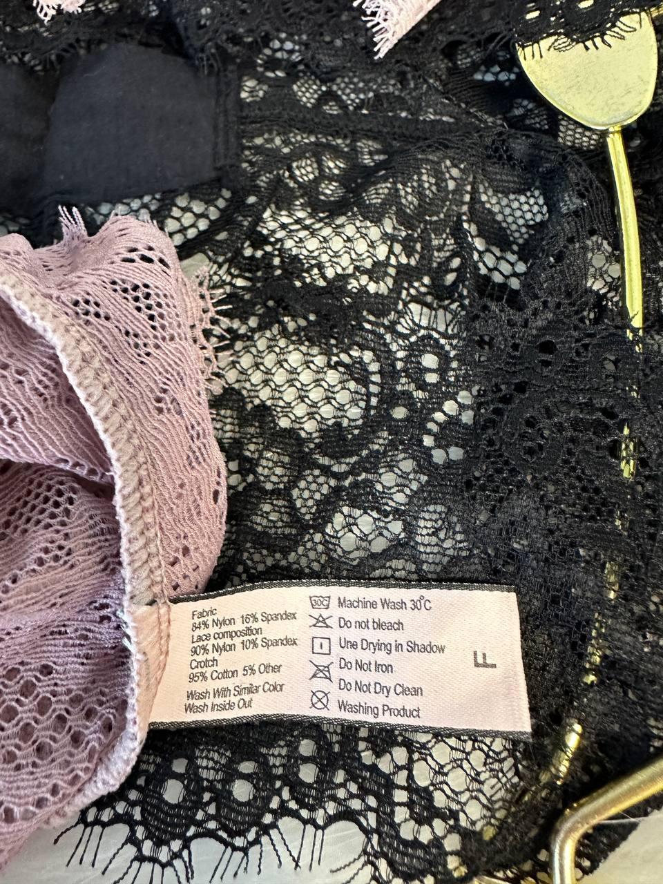 3-Pack Lace Panties Set – Soft One Size Fit with Cotton Gusset